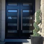 Modern steel doors